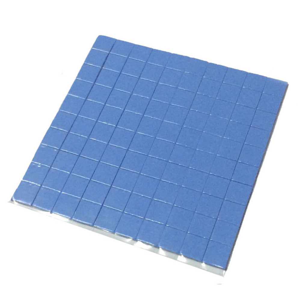 2016 high quality 10mm*10mm*1mm 100 pcs Thermal Pad GPU CPU Heatsink Cooling Conductive Silicone Pad