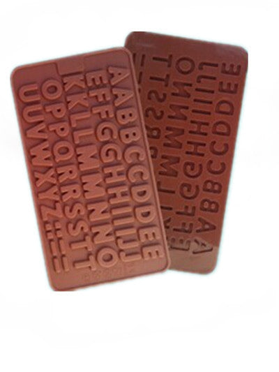 1PCS 26 Letters Shape Silicone Mold, Jelly, Chocolate, Soap ,Cake Decorating DIY Kitchenware ,Bakeware L078
