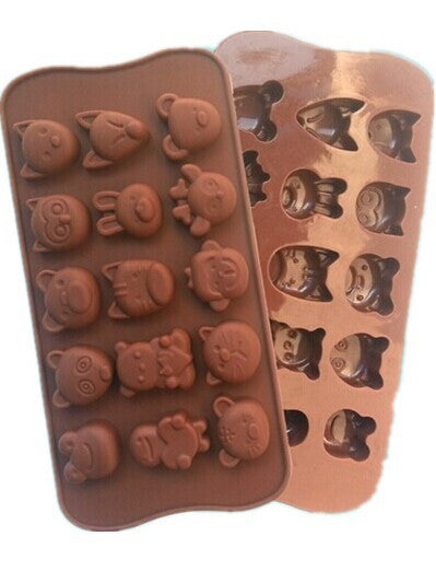 1PCS Many Kinds Of Animal Shape Silicone Mold, Jelly, Chocolate, Soap ,Cake Decorating DIY Kitchenware ,Bakeware L065