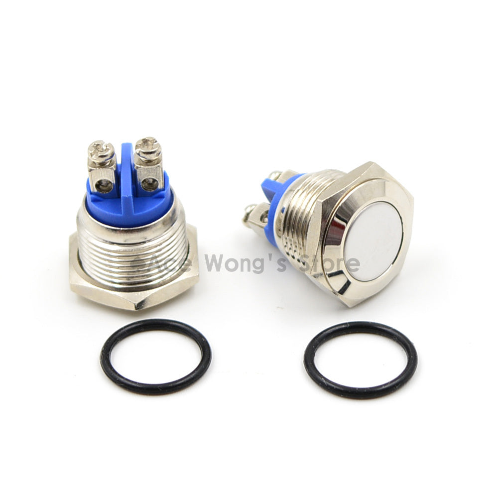 16mm Start Horn Button Momentary Stainless Steel Metal Push Button Switch Hot Worldwide