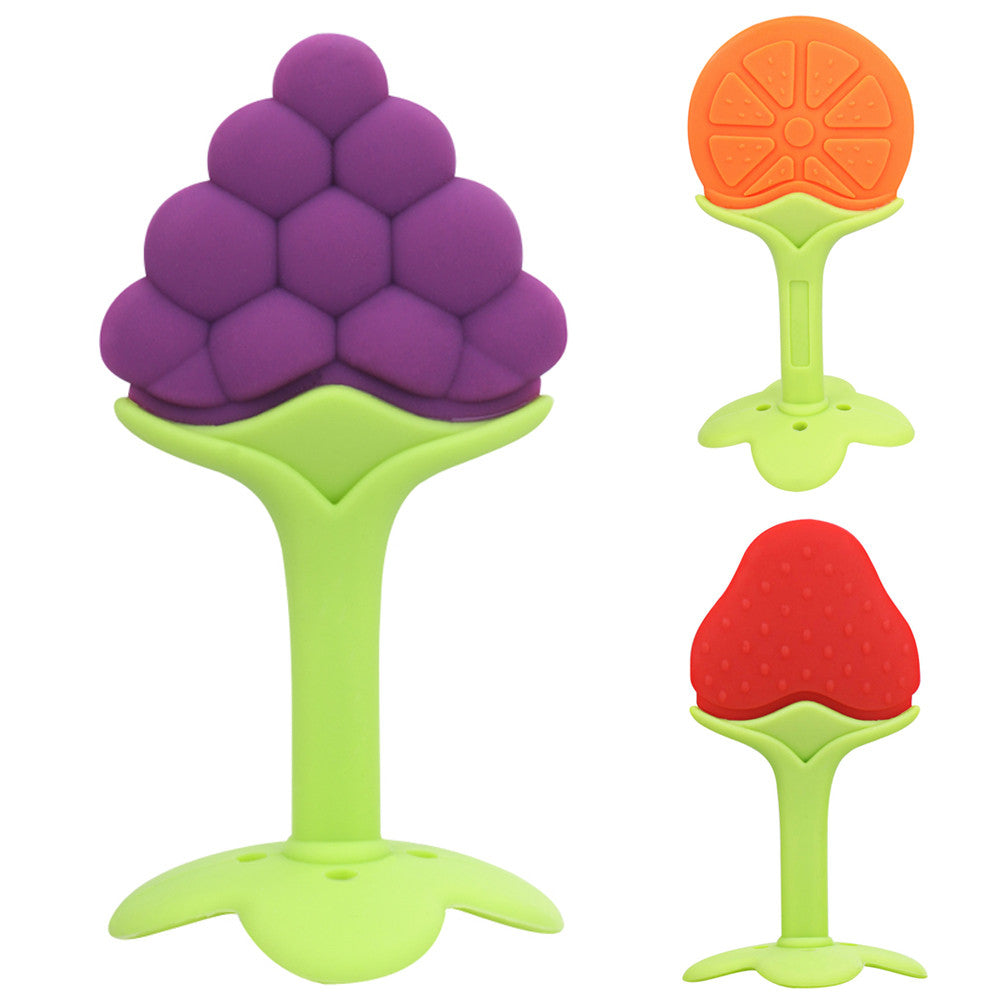 Baby Teether Fruit and Vegetable Shape Teether Silicone 2016 Brand New Baby Dental Care Toothbrush Training Baby Care Silicone