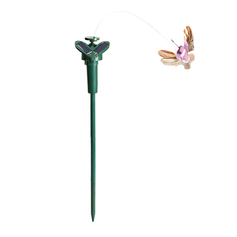 Solar Powered Flying Fluttering Hummingbird Flying Birds Children Kids Solar Toys FCI#