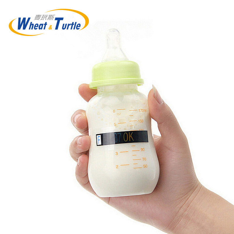 Infant Milk Bottle Temperature Thermometer,ABS Digital Sticker Thermometer,Infant Milk BottleTemperature Test Plastic Strip