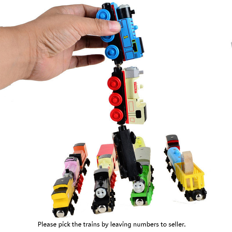 5pcs/lot BOHS Wooden Magnetic Thomas Circus Train Donald Lady Gordon and Friends Lorry Track Railway Vehicles Diecast Toy