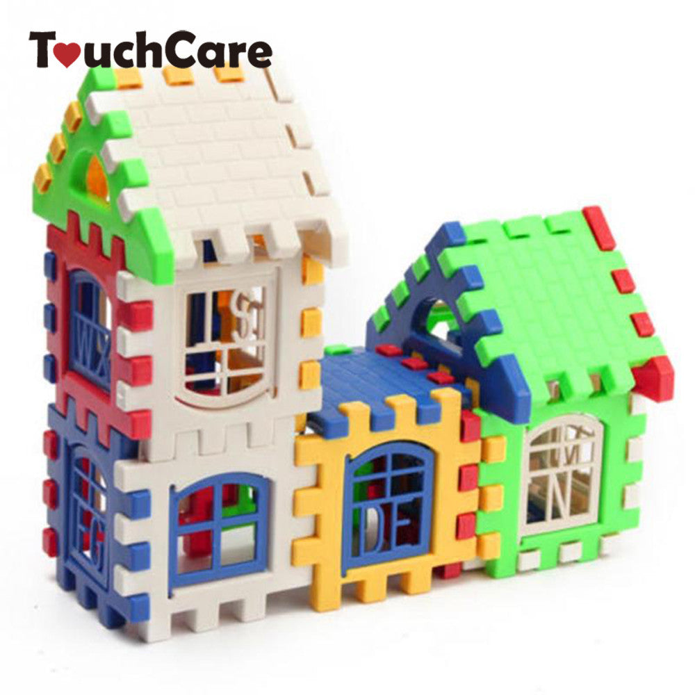 Baby Kids Children House Building Blocks Educational Learning Construction Developmental Toy Set Brain Game