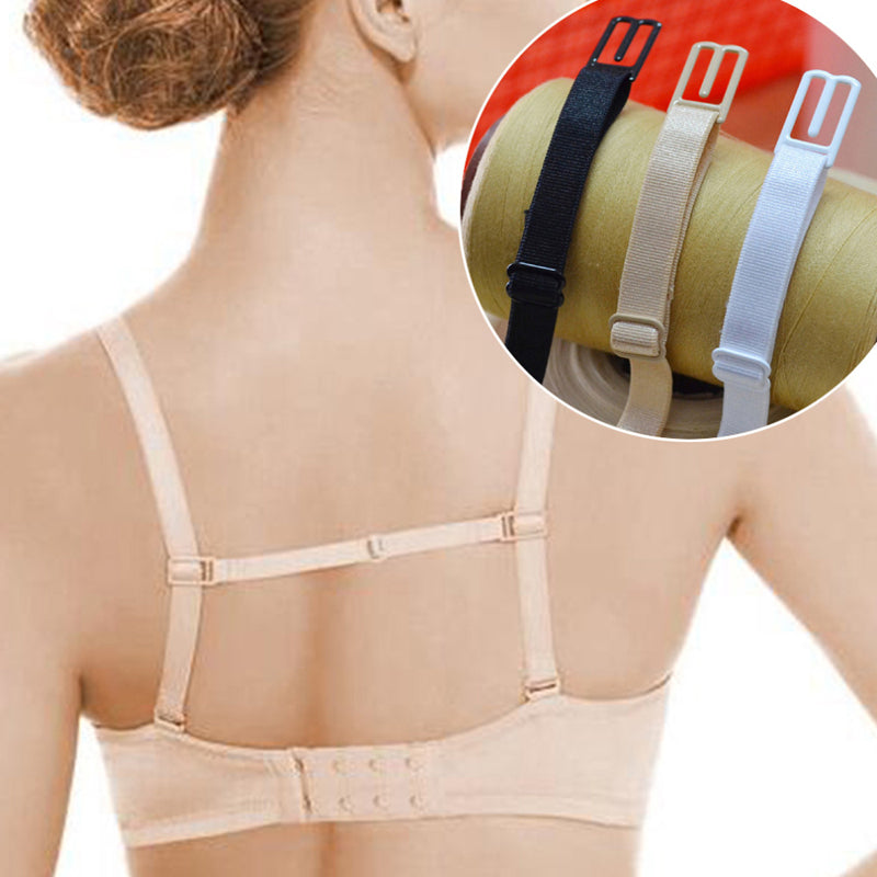 5pcsSports Underwear Non-slip Buckle Extender For Bra Strap High Elastic Bra Strap With Non-slip Fasteners For Bra Accessories