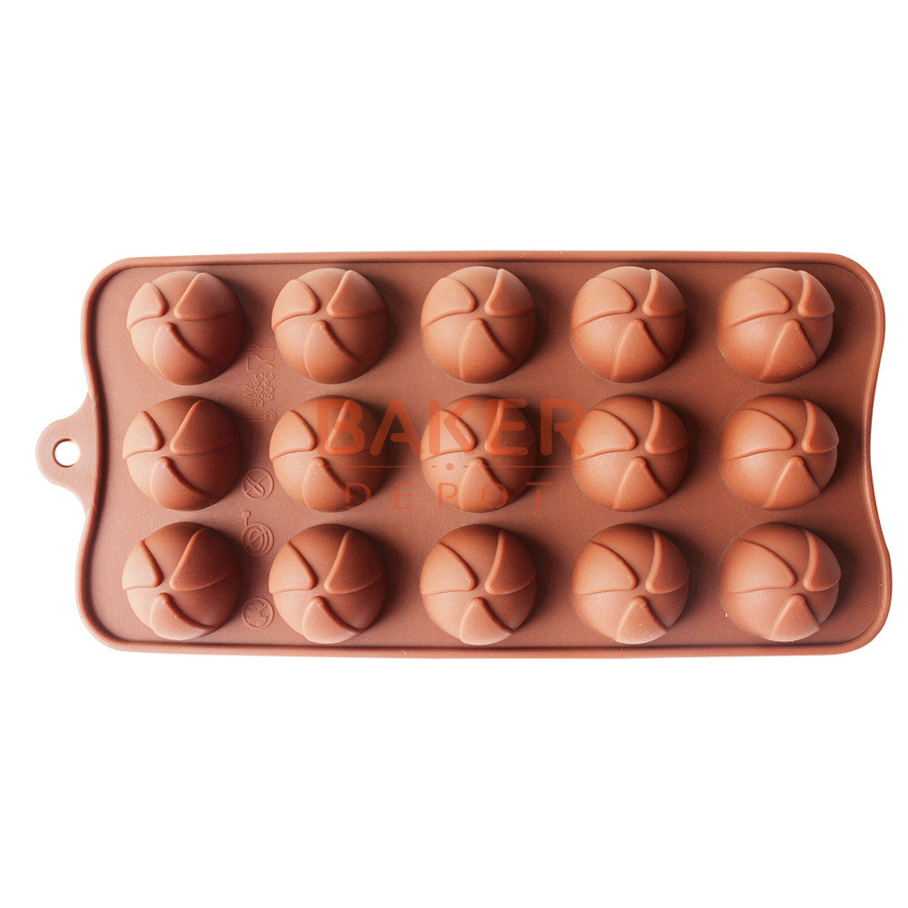 Silicone cake molds bakeware chocolate molds new 15 lattices ball jelly pudding mold SICM-115-24