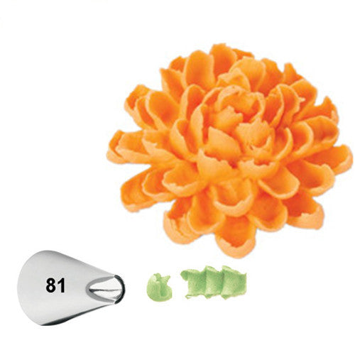 #81 Chrysanthemum Cake Decorating Mouth Icing Nozzle Cupcake Decoration Baking & Pastry Tools Bakeware