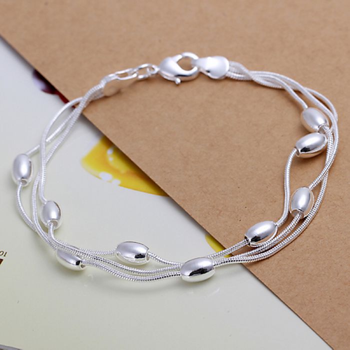 925 jewelry silver plated jewelry bracelet fine fashion bracelet top quality wholesale and retail SMTH236