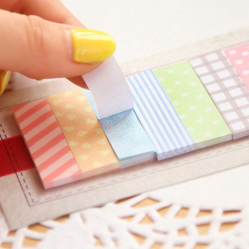 Girls Gifts Cute 160 Pages Sticker School Supplies Memo Flags Mini Sticky Notes Pad