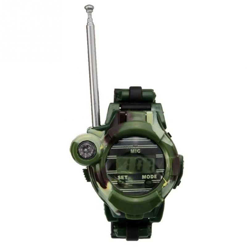 2pcs Watch Spy Gadgets Wrist Watch Ear Tools Walkie Talkie Toy Interphone Intercom Children Kid Electronic Toys