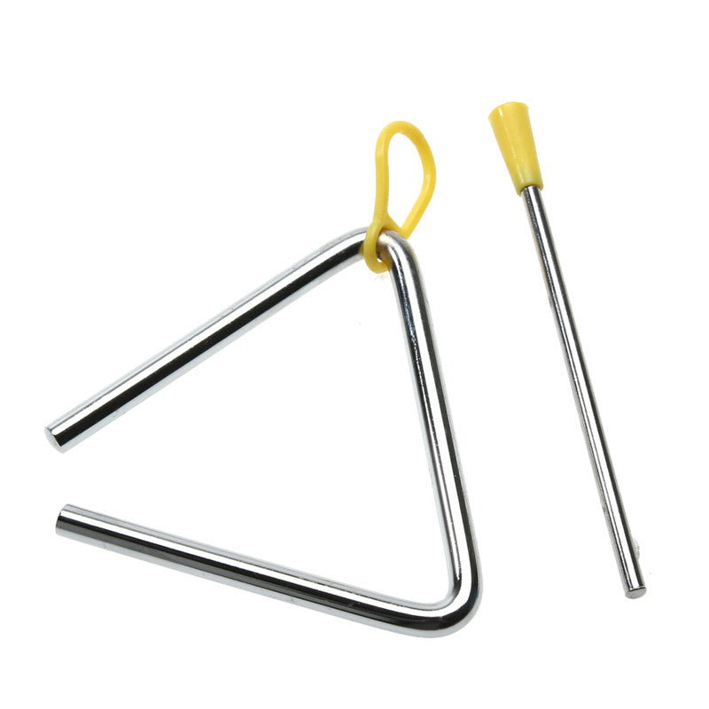 4 Inch Children Toy Musical Instrument Rhythm Band Triangle Educational Preschoo