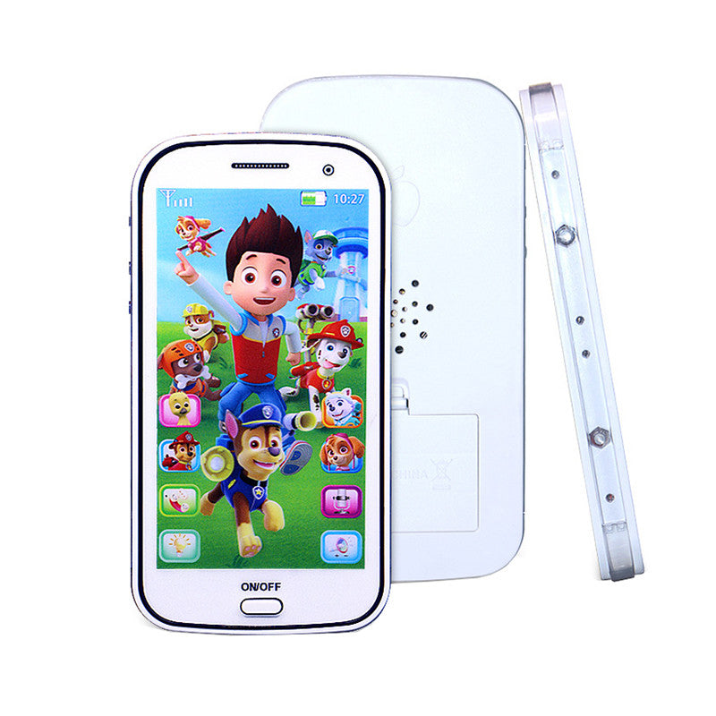 1 Pc Kids Baby Cute Patrol Dog Musical Learning Figures Educational Mobile Phone Toys Flash Intelligent Gifts for Children