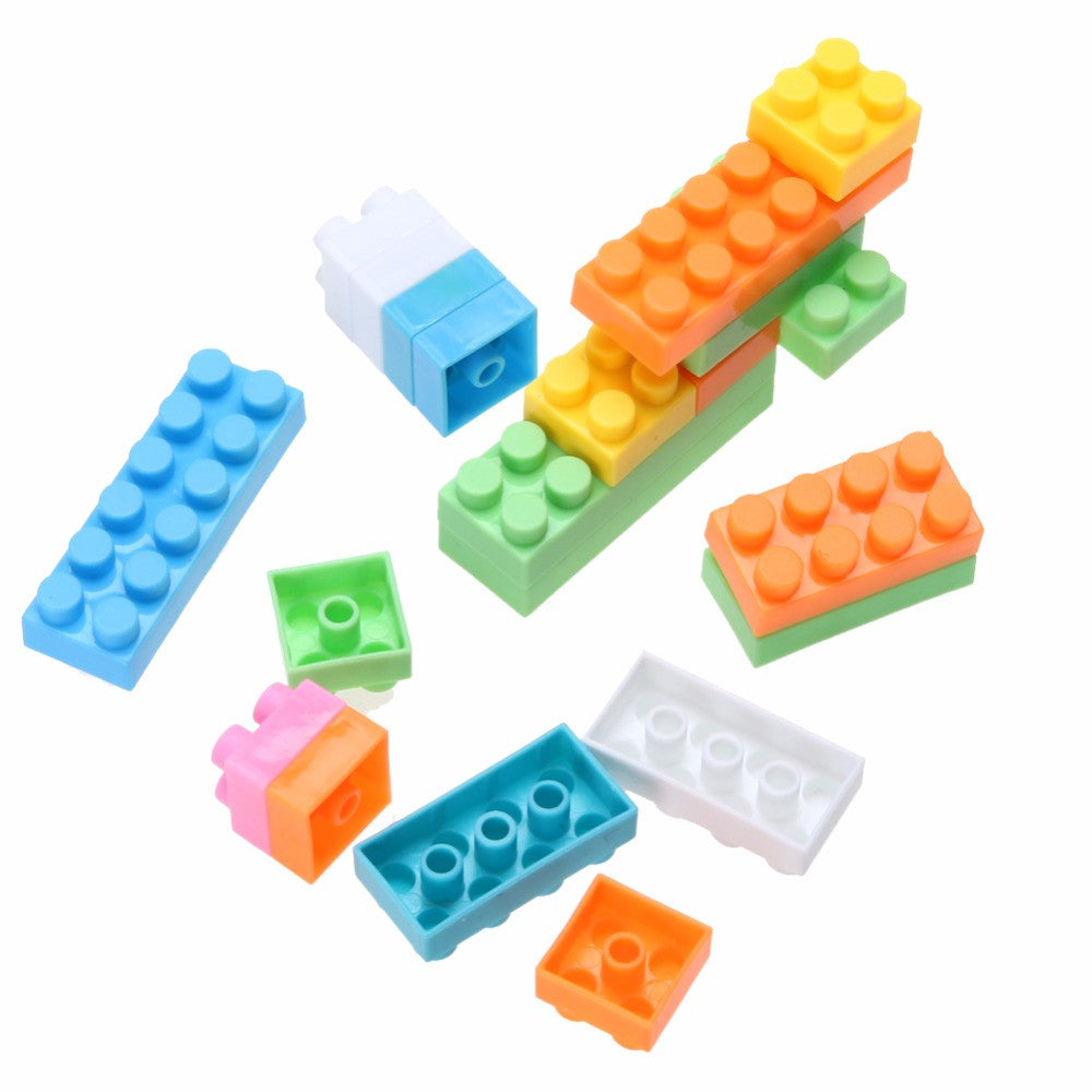 144Pcs Baby Plastic Intelligence Bricks Educational Building Blocks Toys Handmade DIY Montessori Early Learning Gifts