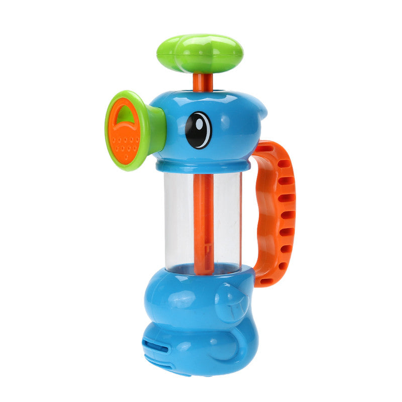 Baby Bath Water Toys Sea Horse Sprinkler Pumping Design Colourful Hippocampal Shape Eco-friendly Plastic ABS Baby Bath Toy