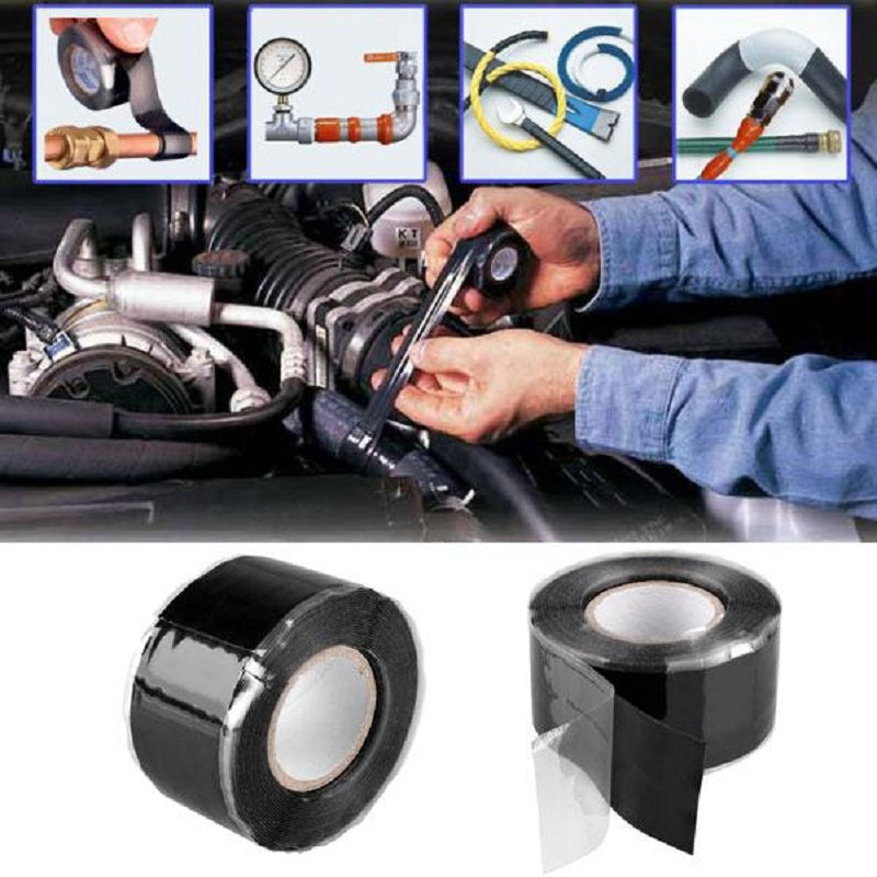 Useful Waterproof Silicone tape Performance Repair Tape Bonding Self Fusing Wire Hose Sell Drop Shipping