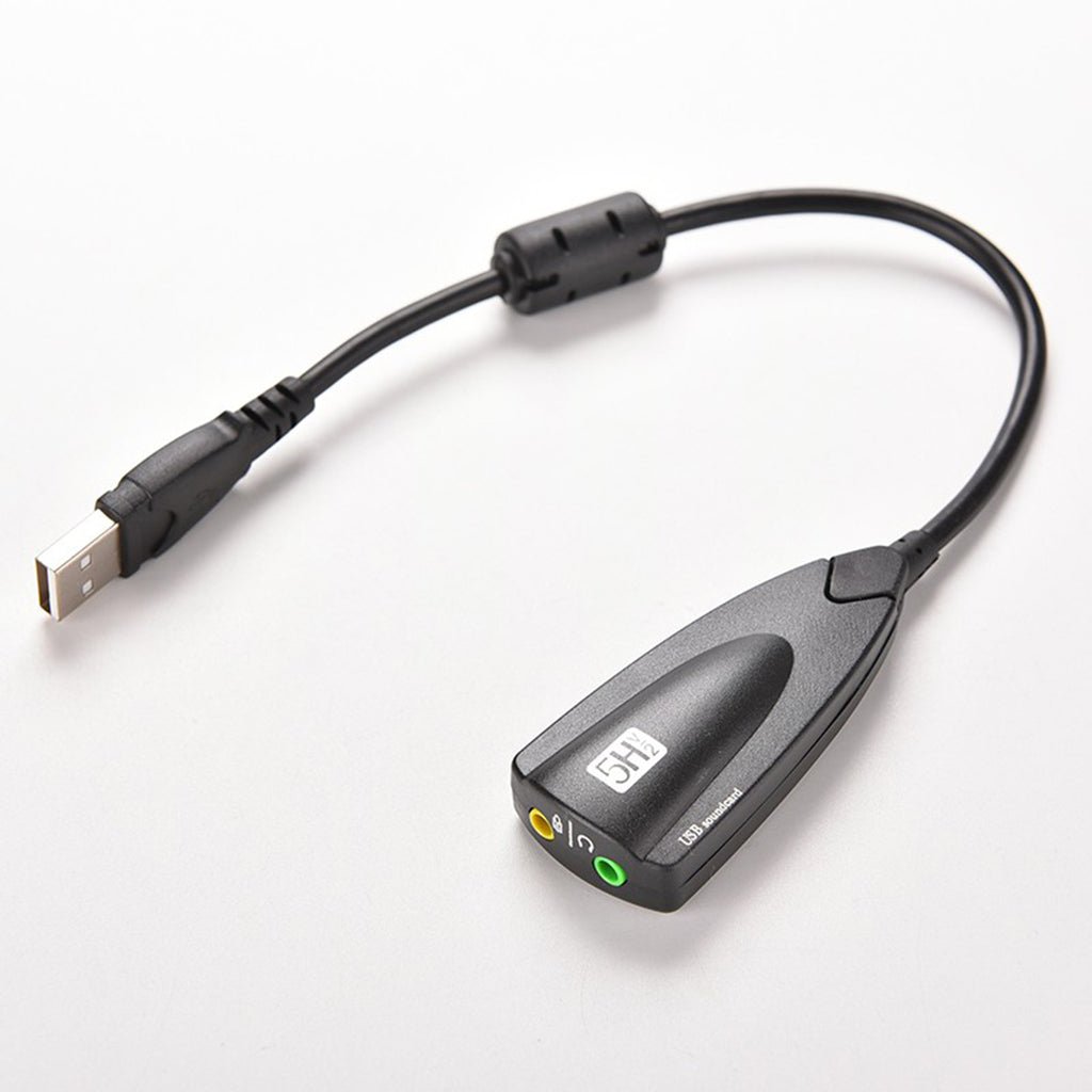 HOT Sale 5H V2 7.1 External USB Sound Card Audio Adapter USB To 3D CH Virtual Channel Sound Track for Laptop PC