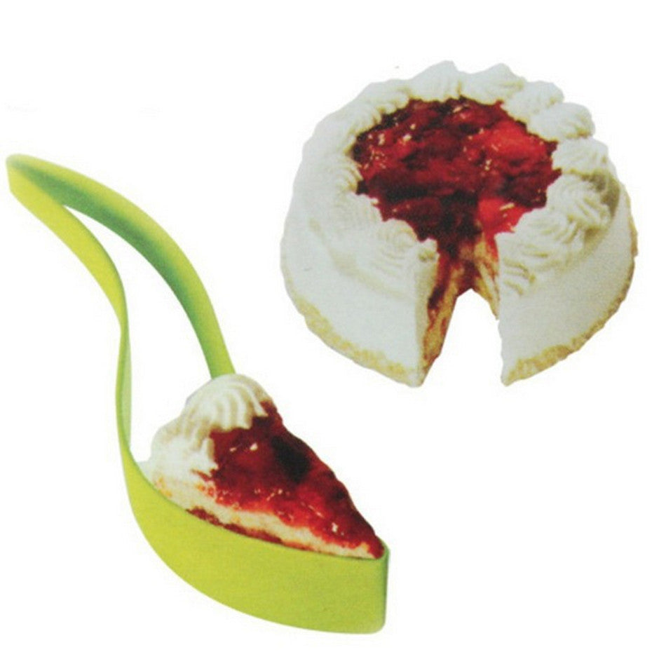 1PC est Cake Pie Slicer Sheet Guide Green Cutter Server Bread Slice Knife Gadget Kitchen accessories,cooking tools Brand