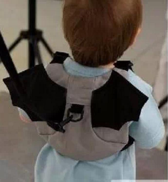 Free shipping Baby Kid Keeper Toddler Walking Safety Harness Backpack Bag Strap Rein Bat
