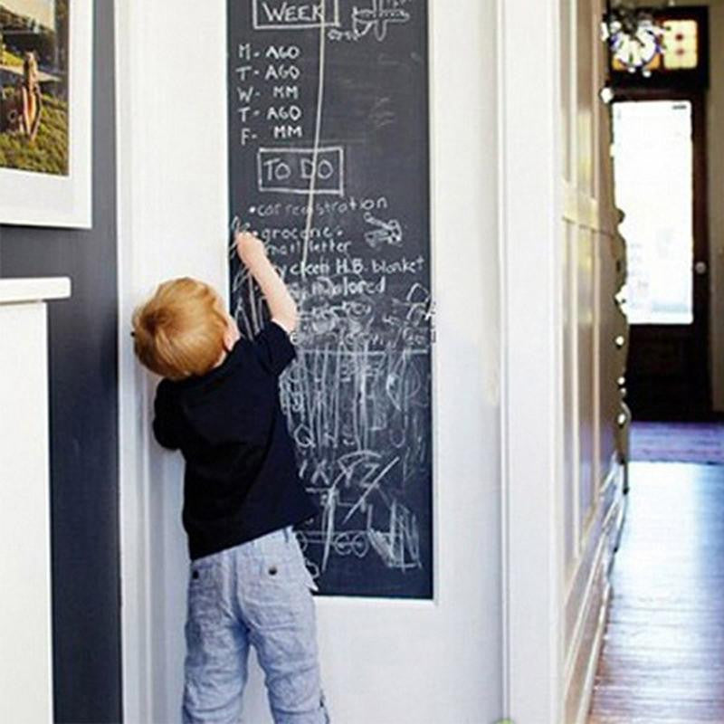 Blackboard stickers Vinyl Chalkboard Wall Stickers 45*200CM children drawing toy