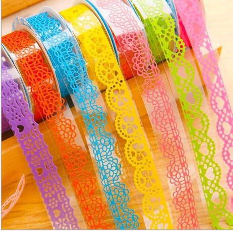 Cutout Lace Tape Lace Decoration DIY Photo Album Corner Decoration Tape