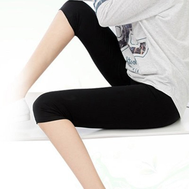 New Arrival Sexy Solid Women Summer Leggings High Stretched Jeggings Fitness short legging