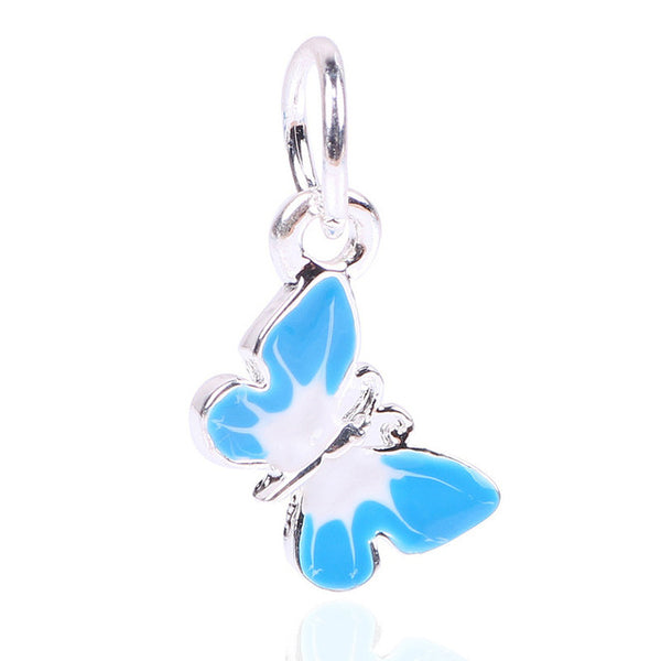 Free Shipping 1Pcs Silver Bead Charm European Silver with Angel wings Charm Pendant Bead Fit Pandora Bracelet