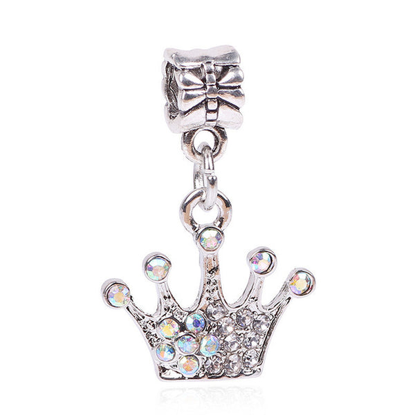 Free Shipping 1Pcs Silver Bead Charm European Silver with Angel wings Charm Pendant Bead Fit Pandora Bracelet