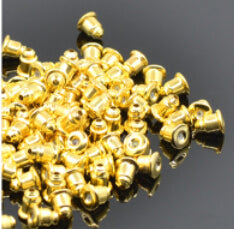 100 pcs/lot Alloy Earring Backs Bullet Stoppers Earnuts Earring Plugs DIY Gold Silver Plated Findings Jewelry Accessories #JA004