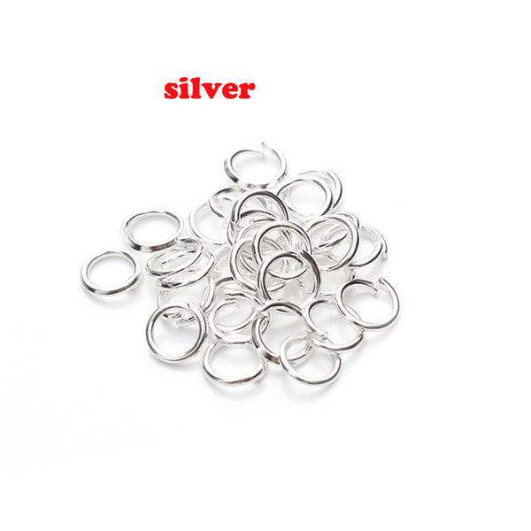 200pcs/lot 5mm Open Jump Rings Bronze/Gunblack/Gold/Rose gold/Silver/Rhodium Link Loops for DIY Jewelry Making Connector F309