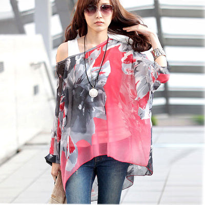 Blusas Women Blouses 2017 New Fashion Womens Casual Chiffon Blouse Summer Style 4XL 5XL 6XL Plus Size Women Chiffon Shirts Tops