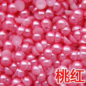 Sales!1000Pcs 50Gram Mixed 2-10mm Craft ABS Imitation Pearls Half Round Flatback Pearls Resin Scrapbook Beads For DIY Decoration
