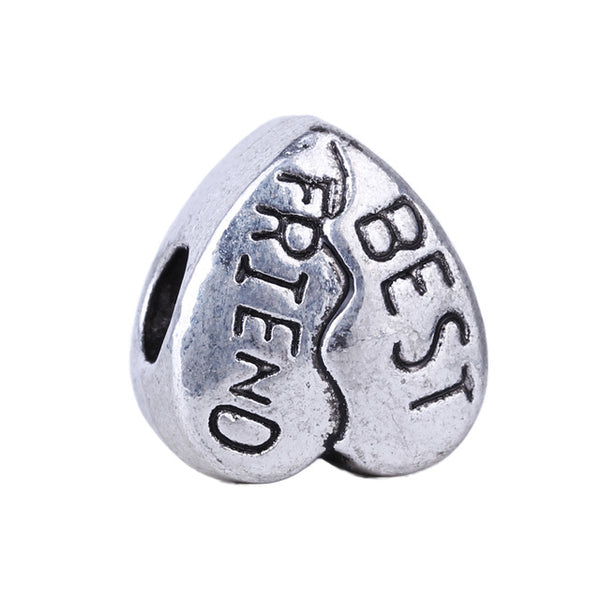 1pc Free Shipping Silver Bead Charm European Love Heart Clover Owl Boy Dog Paw Family Fashion Bead Fit Pandora Bracelet Necklace