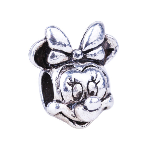 1pc Free Shipping Silver Bead Charm European Love Heart Clover Owl Boy Dog Paw Family Fashion Bead Fit Pandora Bracelet Necklace