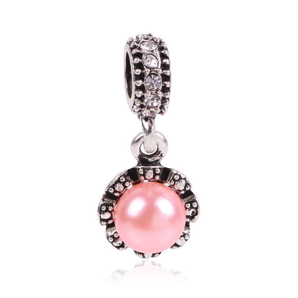 2016 New Free Shipping 1Pcs Silver Bead Charm European Silver With Mickey Cartoon Charm Pendant Bead Fit Pandora Bracelet Gift