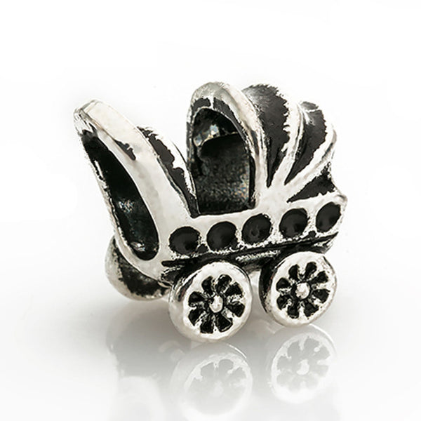 NEW 1pc Free Shipping Silver Bead Charm European Love Heart Clover Owl Boy Paw Family Fashion Bead Fit Pandora Bracelet Necklace