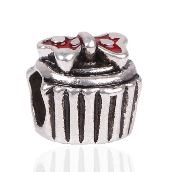 Free Shipping 1Pc Silver Bead Charm European Charms Beads Long Tube Family Charm Fit For Pandora Bracelet