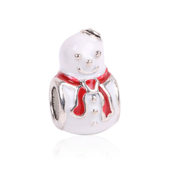 Free Shipping 1Pc Silver Bead Charm European Charms Beads Long Tube Family Charm Fit For Pandora Bracelet