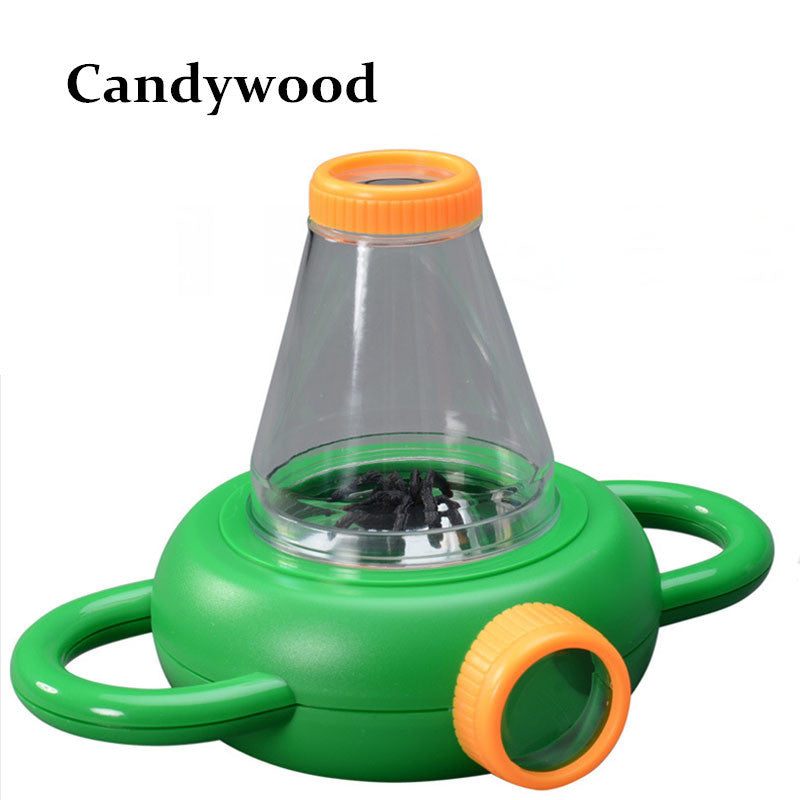 Montessori Material ABS Bidirectional Observe Insect Magnifier Box Kids Educational Toy Optical lens Scientific toys Baby Gift