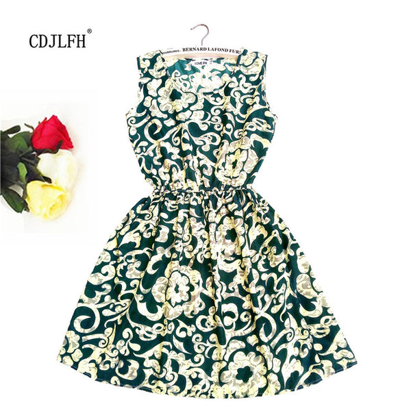 Super Price !2016 Casual Style Spring Women Sleeveless Mini Dress O-Neck Vetidos Beach Dresses Women Clothing