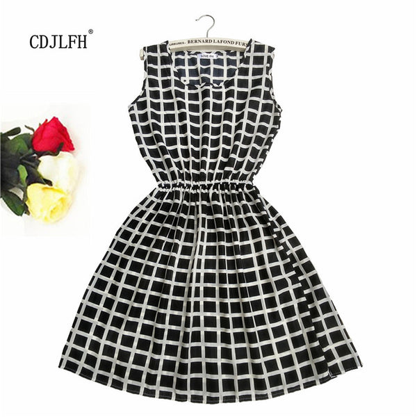 Super Price !2016 Casual Style Spring Women Sleeveless Mini Dress O-Neck Vetidos Beach Dresses Women Clothing
