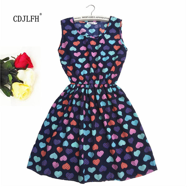 Super Price !2016 Casual Style Spring Women Sleeveless Mini Dress O-Neck Vetidos Beach Dresses Women Clothing