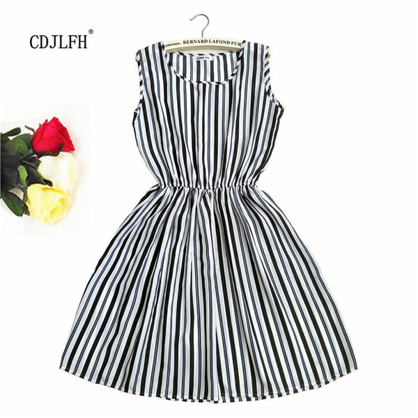 Super Price !2016 Casual Style Spring Women Sleeveless Mini Dress O-Neck Vetidos Beach Dresses Women Clothing