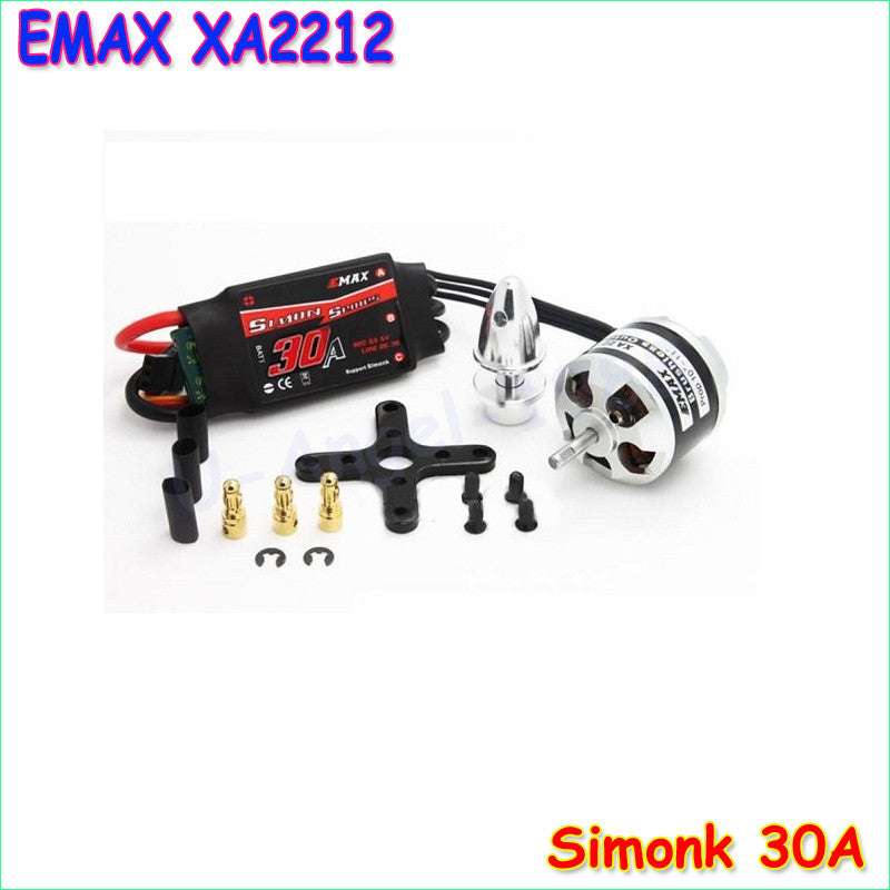 Original EMAX XA2212 820KV 980KV 1400KV Motor With Simonk 30A ESC Set For RC Model for F450 F550 RC Quadcopter