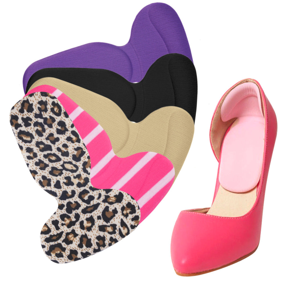 T-Shape Silicone Non Slip Cushion Foot Heel Protector Liner Shoe Insole Pads Braces Supports