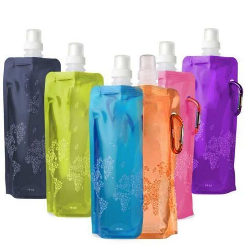 POP Travel Folding Journey Collapsible Plastic Bottle Bag Cups