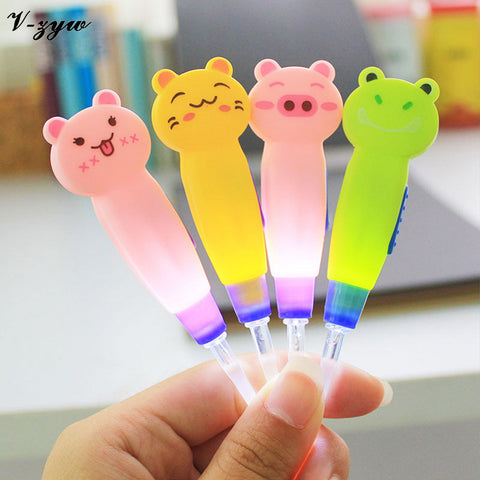 2016 New Cartoon Baby Care Syringe Ear Wax Remove LED Flashlight Ear Pick Cleaner Tool Curette Transparent Ear Syringe YS062