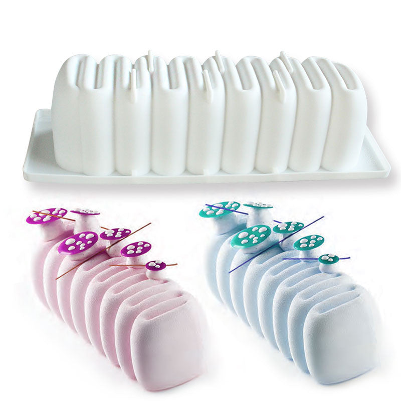 1pc Silicone Cake Mold For Mousses Ice Cream Chiffon Cakes Baking Pan Decorating Accessories Bakeware Tools