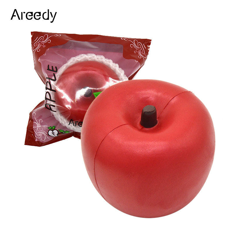 New Arrive 10cm Areedy Super Slow Rising Jumbo Red Apple Squishy Scented Toy 1pcs