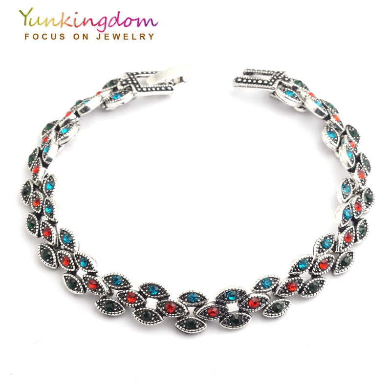 Yunkingdom Hot Sale Bohemian Ethnic Resin Fashion Charms Bracelets Wonderful Jewelry For Women Holiday Gift YUN0589
